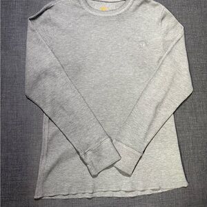 Gray Long Sleeve Thermal Shirt
